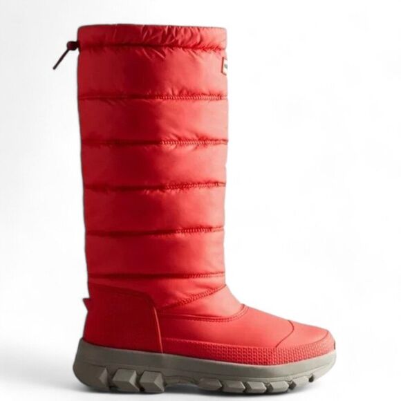 Hunter Women's Size 9 Red Intrepid Waterproof Tall Snow Boot - Picture 3 of 15